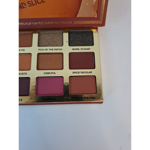 Too Faced Pumpkin Spice Second Slice Eye Shadow Palette NIB Fall Pumpkin Scent - Picture 5 of 8